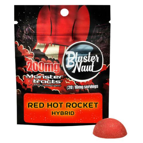 Monster Xtracts Red Hot Rocket Blasternaut Single Serve Gummy 200mg