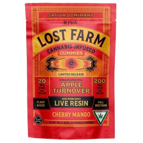 Lost Farm Cherry Mango Live Resin Gummies 200mg THC