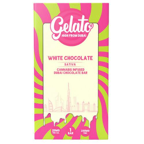 Gelato White Chocolate Dubai Bar 200mg THC