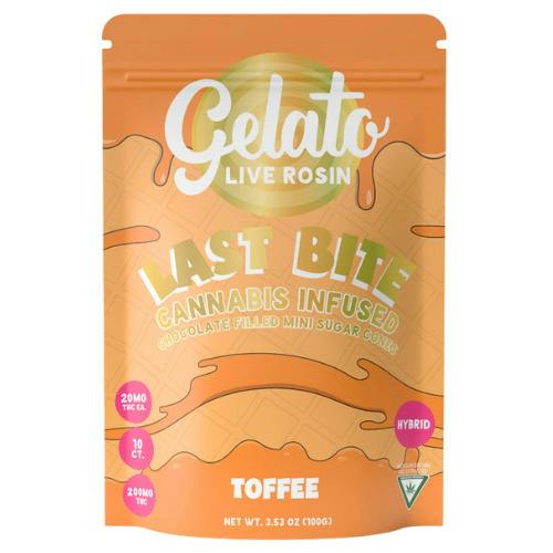 Gelato Last Bite Toffee Live Rosin Infused Cones 200mg THC