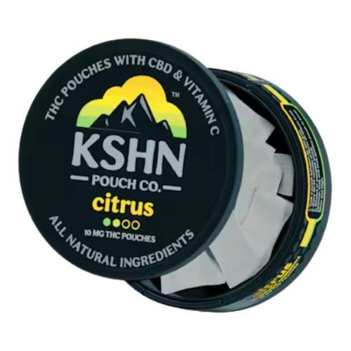 KSHN Pouch Co. Citrus THC Pouches 20 Pack 200mg THC