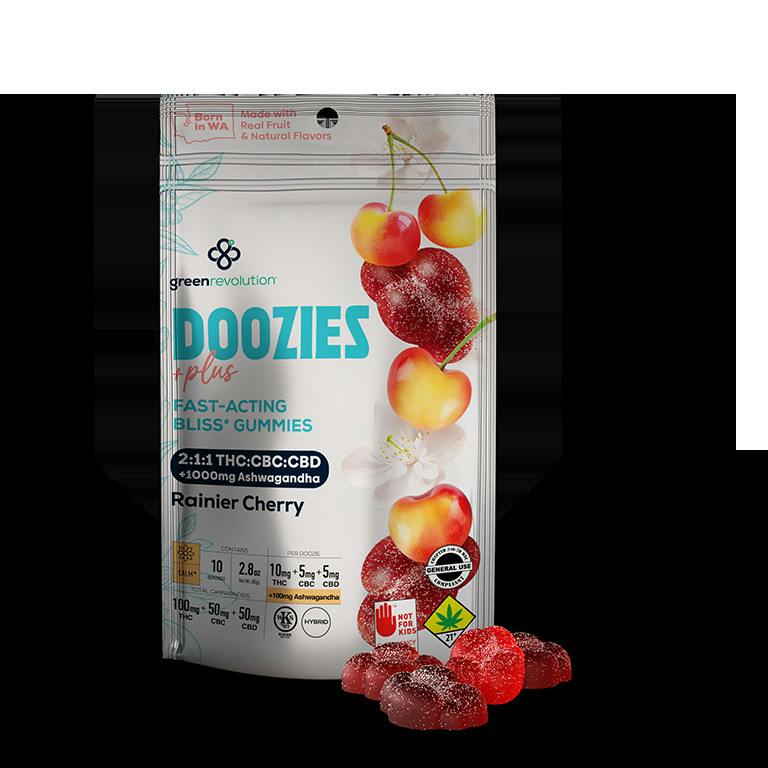 Rainier Cherry Doozies Plus 2:1:1 CBC/CBD 10-pack | 200mg (DOH)