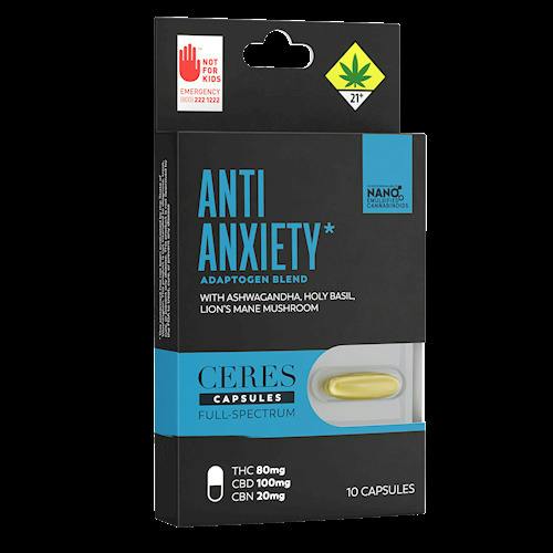 Anti Anxiety CBD Capsules 10-pack (DOH)
