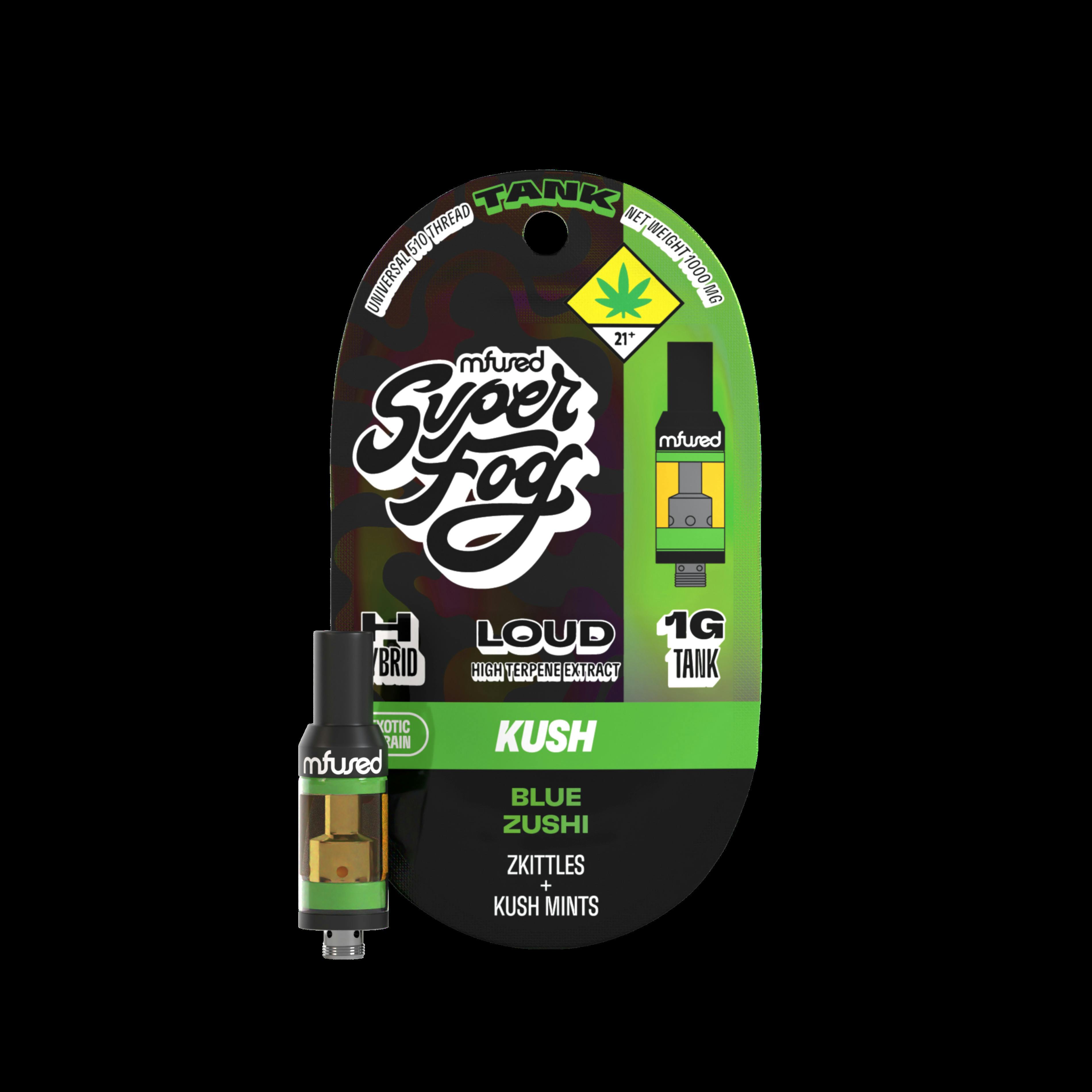 LOUD High Terpene Extract 1g Tank - Blue Zushi (DOH)
