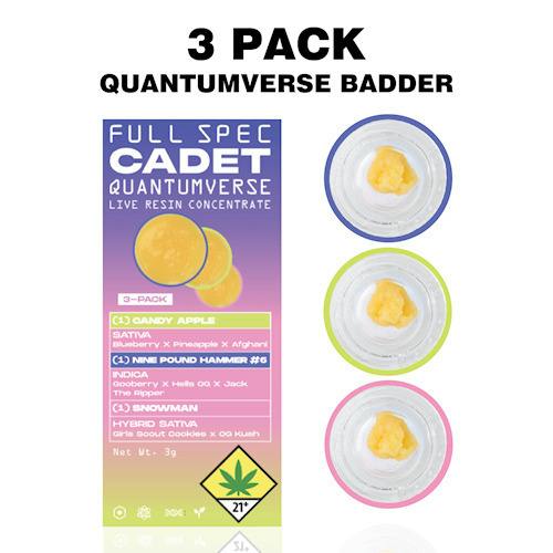 Candy Apple + Snowman + 9lb Hammer - Quantumverse Badder - Concentrate 3-pack