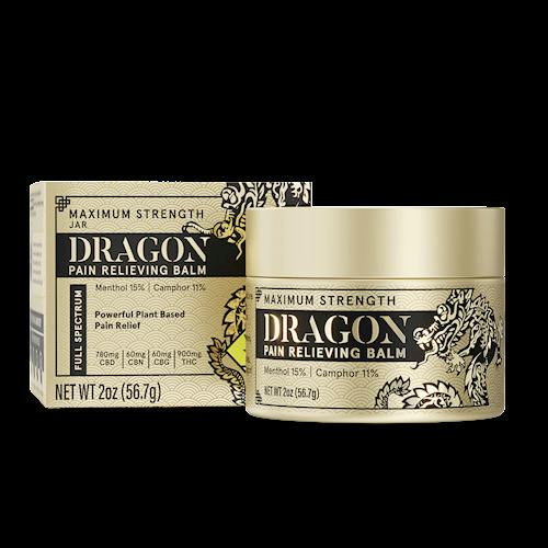 Gold 1:1 CBD Dragon Balm Jar