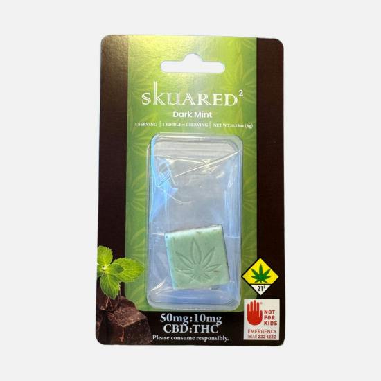 Dark Chocolate Mint 5:1 CBD Squares | Single (DOH)