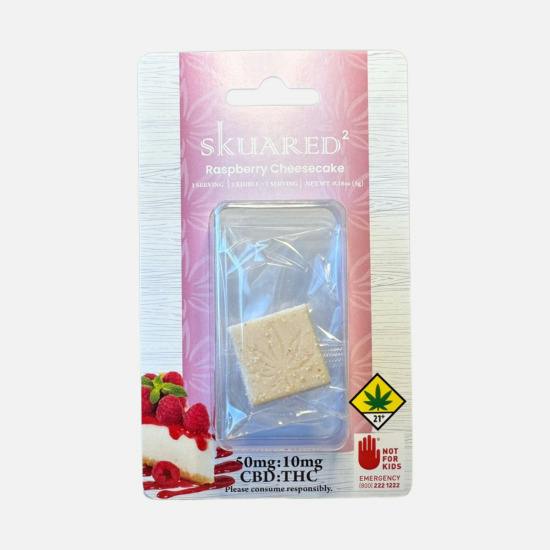 Raspberry Cheesecake 5:1 CBD Squares | Single (DOH)