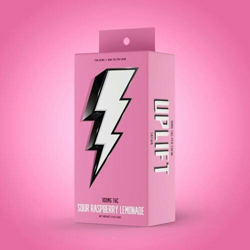 Sour Raspberry Lemonade Sativa Fruit Chews | 100mg (DOH)