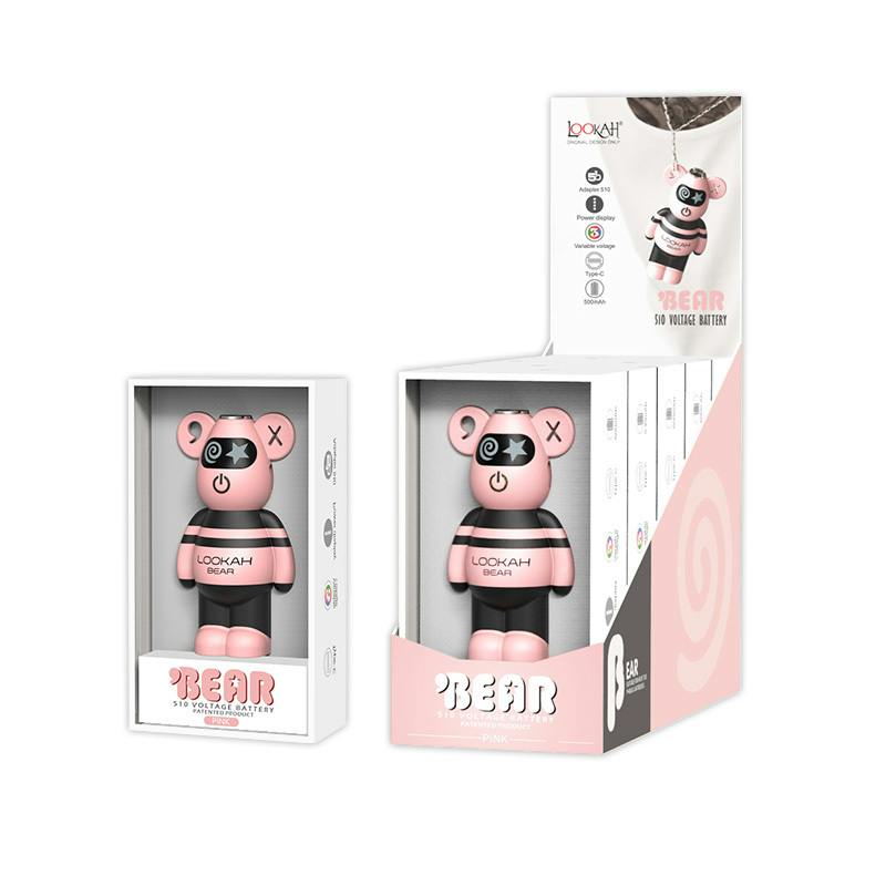 S&A Battery Lookah Bear 500mAh - Pink