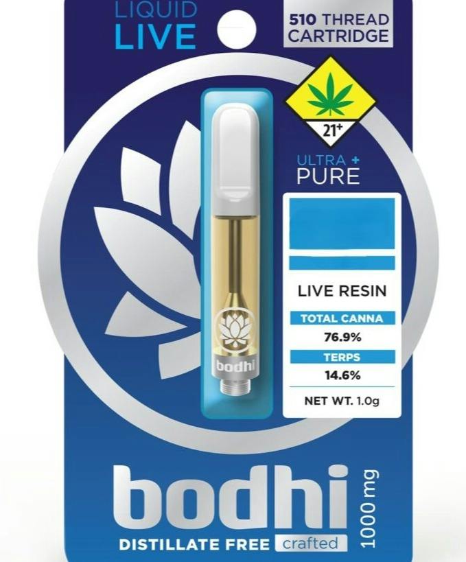 Bodhi Brands | Road Rage OG | Cartridge | Ultra+Pure - Liquid Live Resin Diamonds | 1g | Hybrid (...