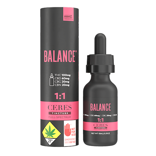 Balance 1:1 CBD+CBG+CBN Tincture | 200mg (DOH)