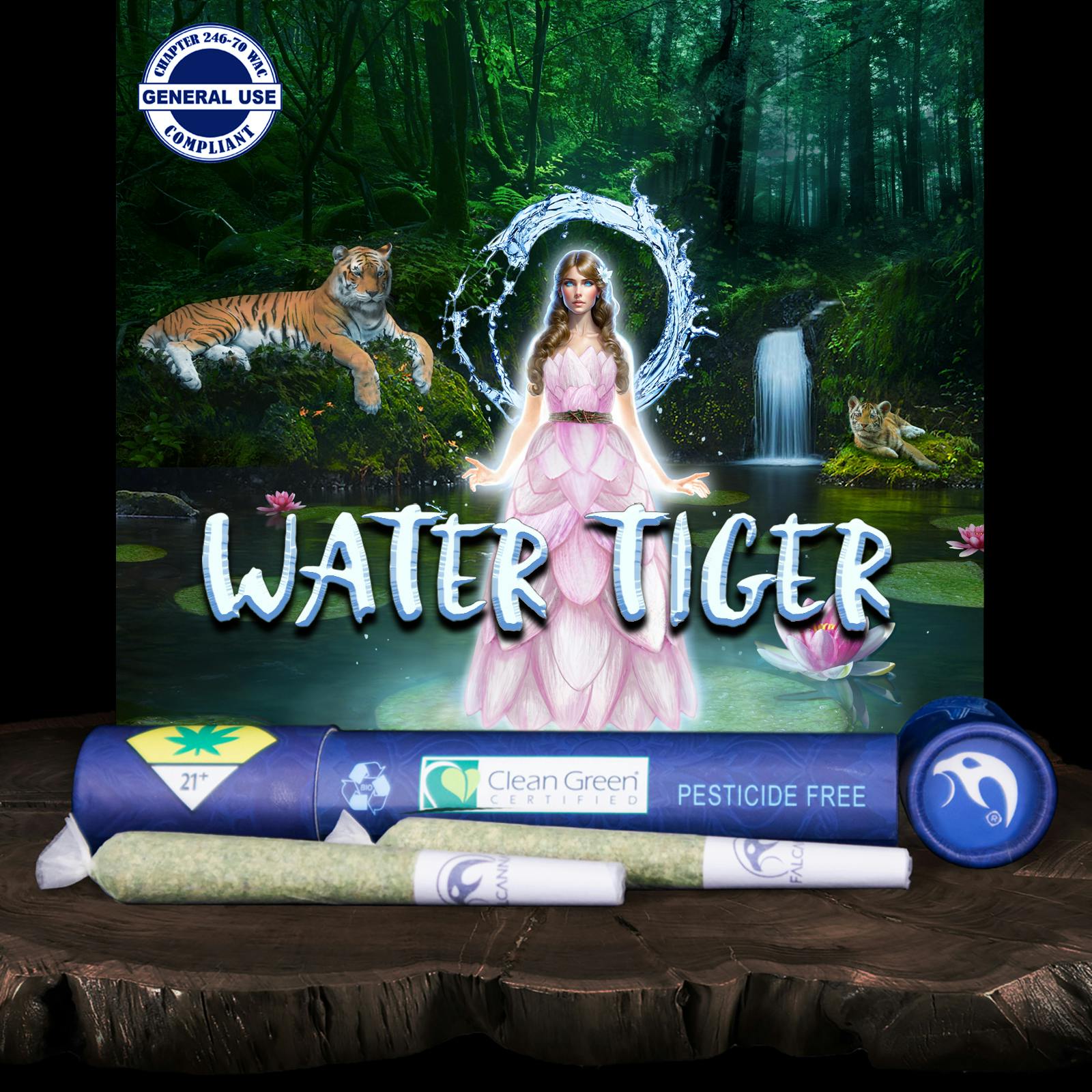 Water Tiger Pre-Roll 2pk | 1.2g (DOH)
