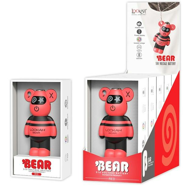 S&A Battery Lookah Bear 500mAh - Red