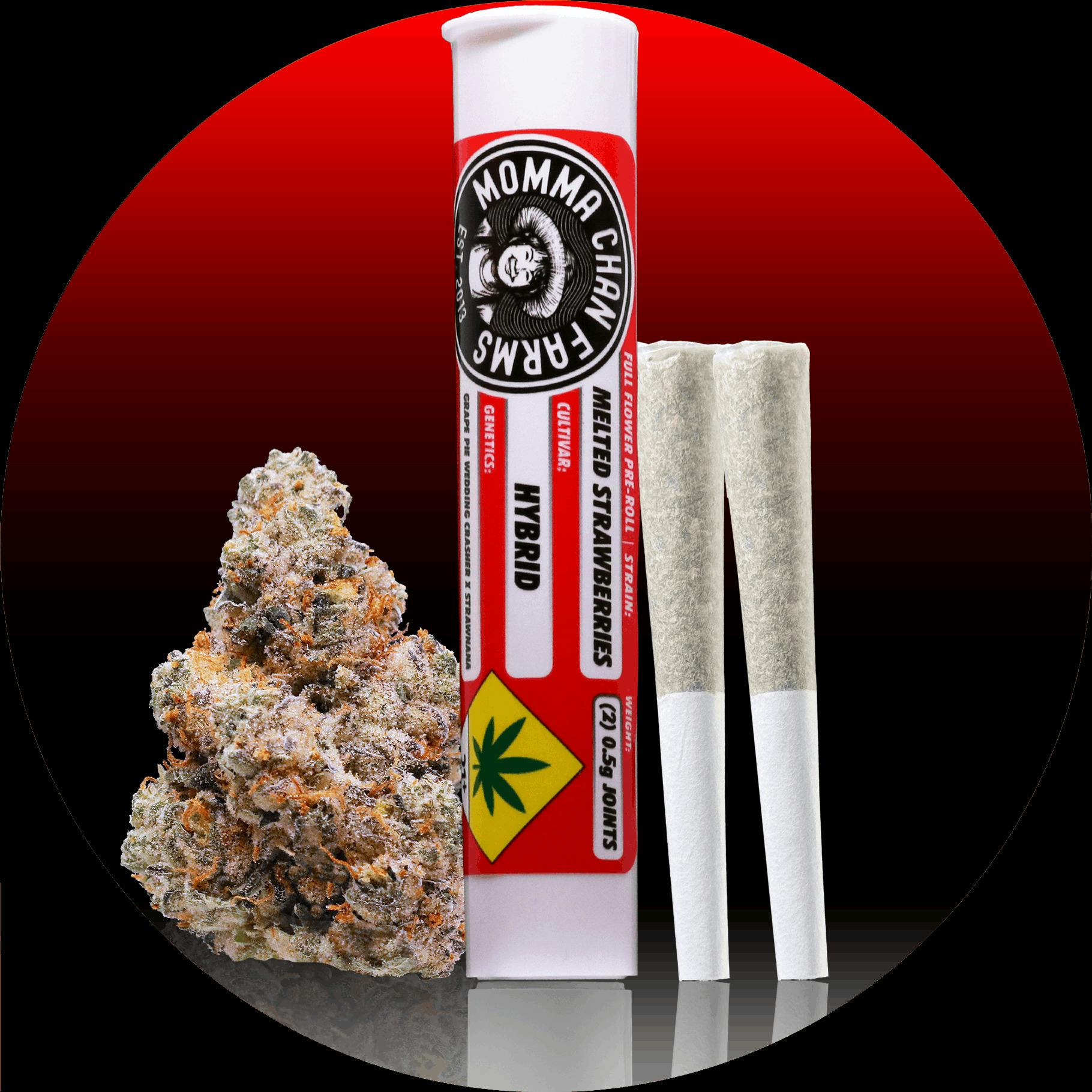 Melted Strawberries Pre-Roll 2pk | 1g (DOH)