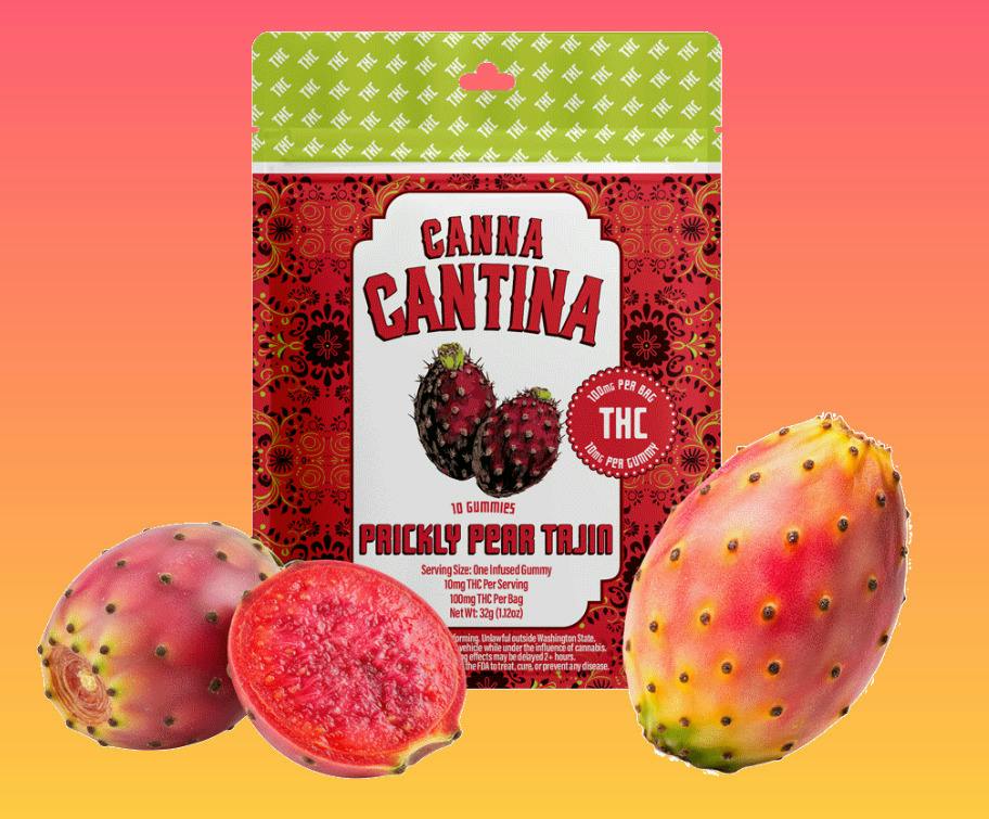 Prickly Pear Canna Cantina Gummies | 100mg (DOH)