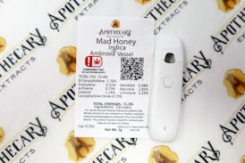Mad Honey Ambrosia Live Resin Vessel - Indica 1g