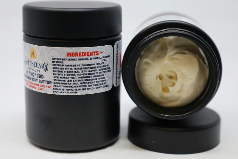 Ambrosia Body Butter 4oz 1:1 Humulene and Linalool