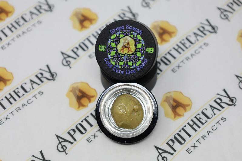 Grape Sowah Live Hash Rosin - Indica 4g