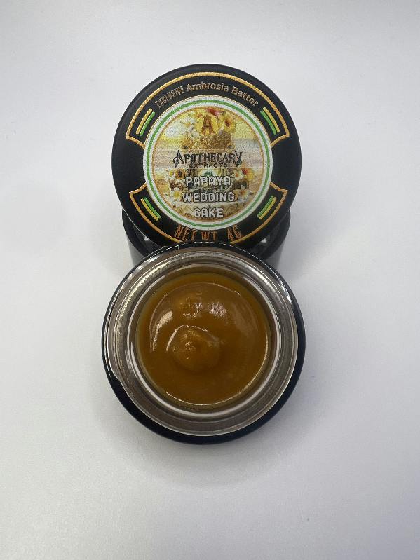 Papaya Wedding Cake Live Resin Ambrosia Batter - Indica 4g