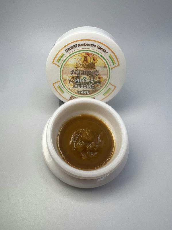 Papaya Wedding Cake Live Resin Ambrosia Batter - Indica 7g
