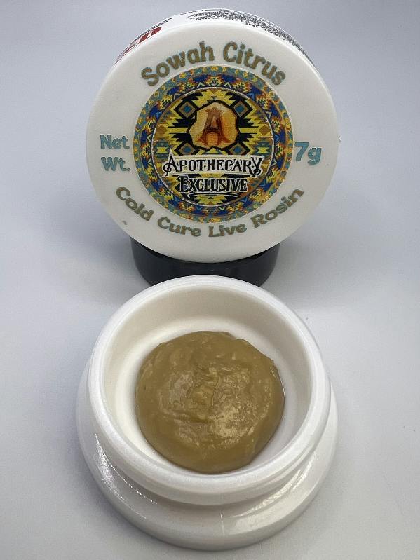 Sowah Citrus Live Hash Rosin - Sativa 7g