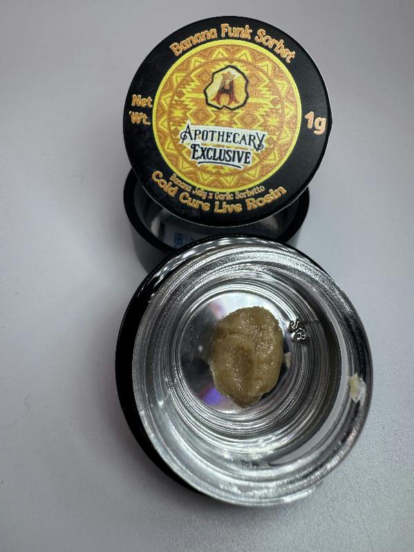 Banana Funk Sorbet Live Hash Rosin - Indica 1g