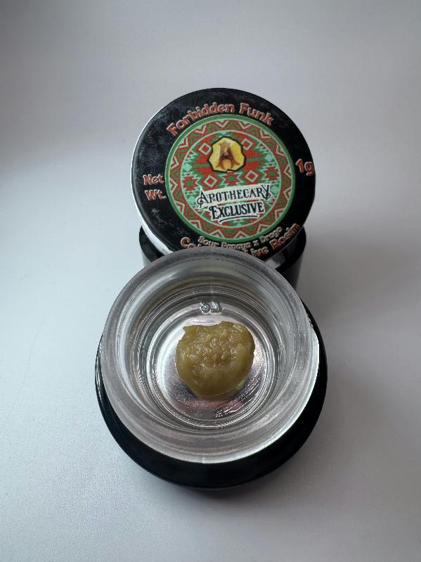 Forbidden Funk Live Hash Rosin - Indica 1g