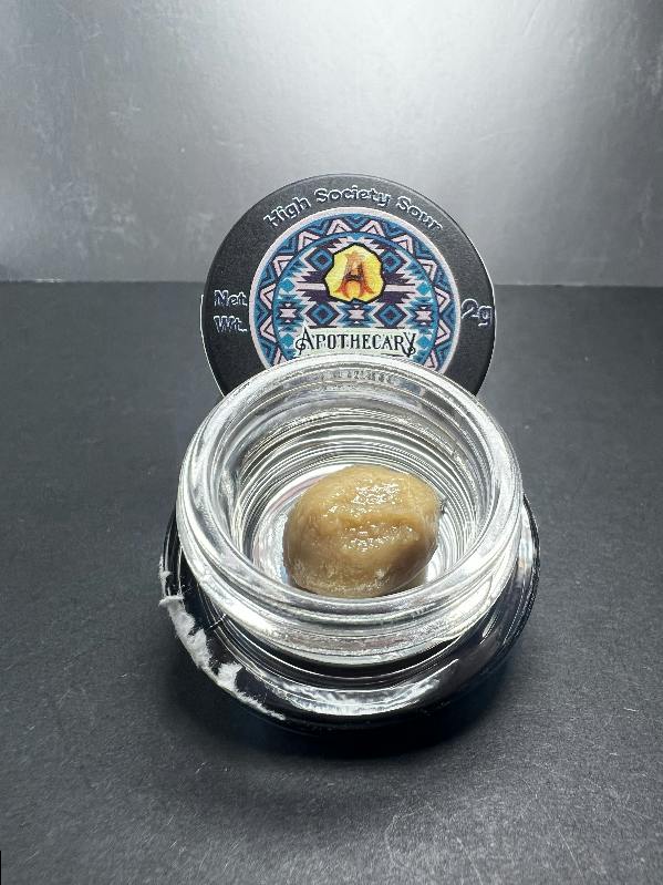 High Society Sour Live Hash Rosin - Indicia 2g