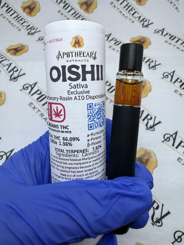 Oishii Live Hash Rosin AIO - Sativa 1g