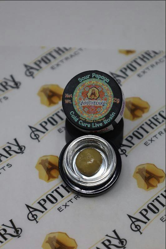 Sour Papaya Live Hash Rosin - Sativa 2g