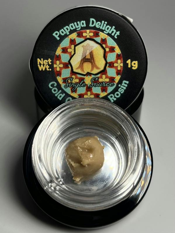 Papaya Delight Live Hash Rosin - Sativa 1g