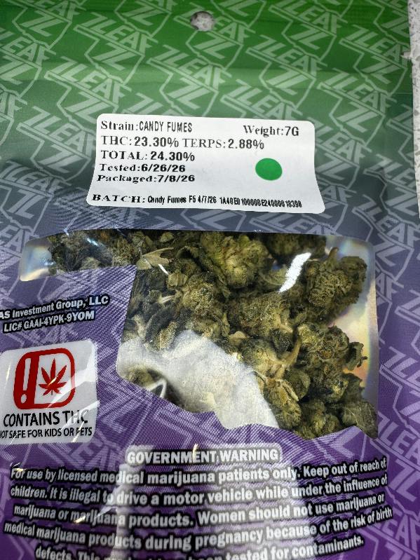 7 Leaf Candy Fumes Tier 1 Flower - Indica 7g