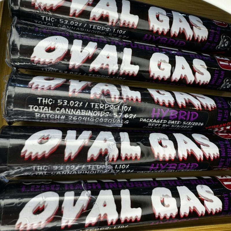 GRIZZLY - Oval Gas - 1.2g Infused Joint - Hybrid