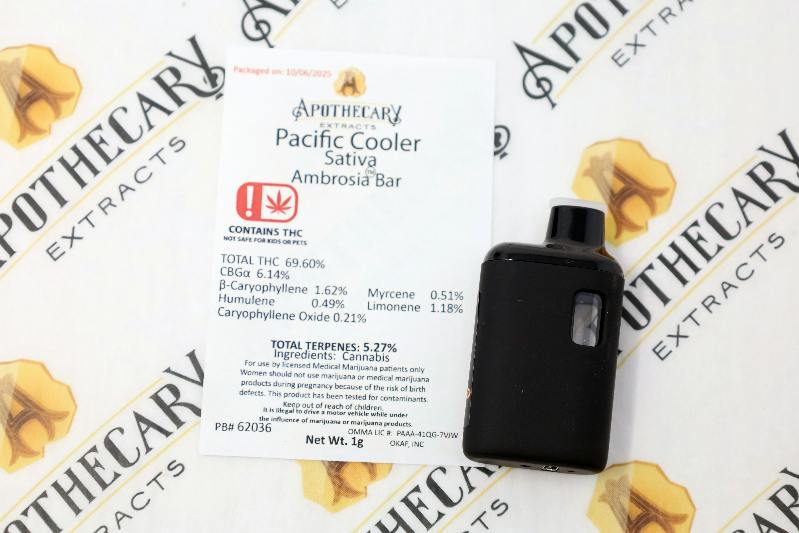Pacific Cooler Live Resin Ambrosia Bar - Sativa 1g