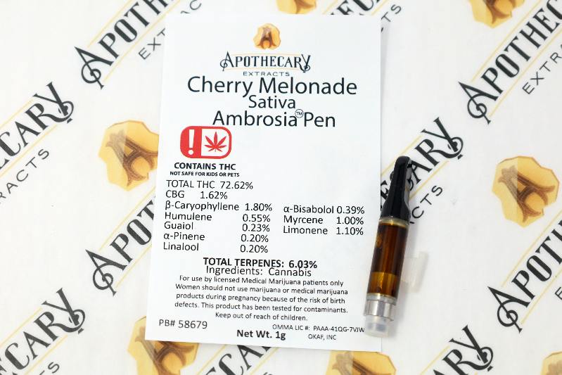 Cherry Melonade Live Resin Ambrosia Pen - Sativa 1g