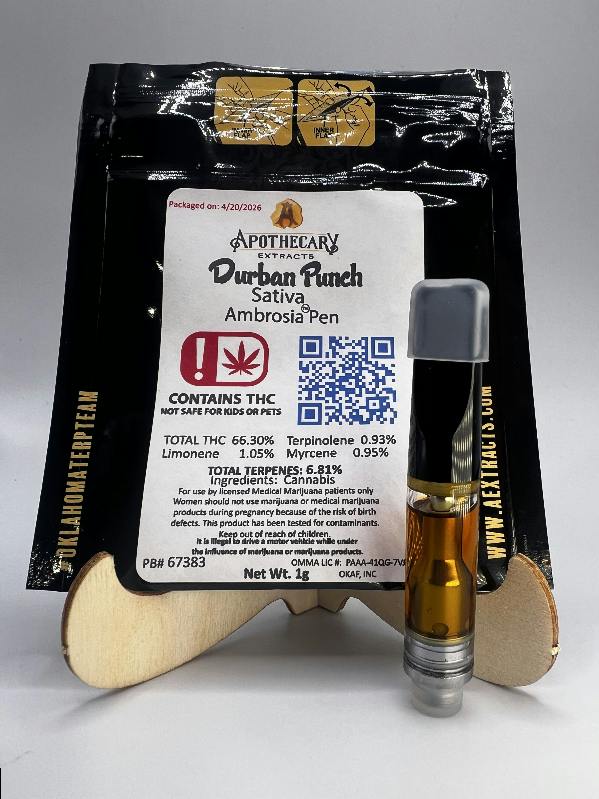 Durban Punch Live Resin Ambrosia Pen - Sativa 1g