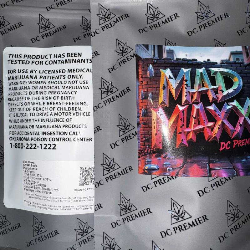 DC Mad Maxx Tier 1 Flower - Sativa 14g