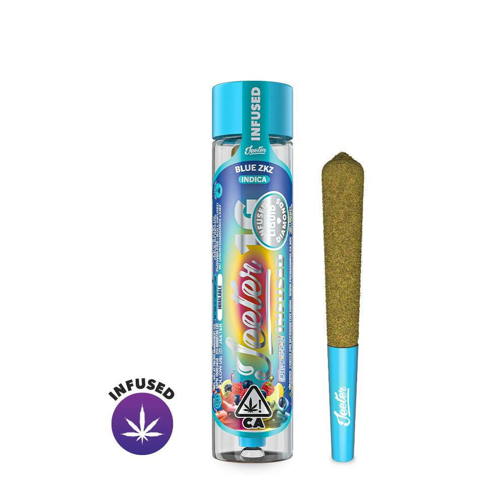 JEETER | BLUE ZKZ | INDICA | INFUSED PRE-ROLL | 1G | REC