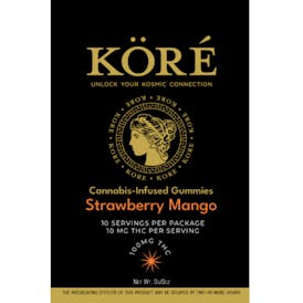 KORE Strawberry Mango 100mg Pectin Gummies
