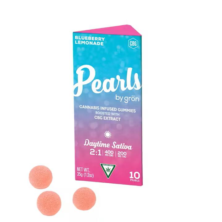 Gron - Pearls Blueberry Lemonade 2:1 CBG:THC Gummies 200mg
