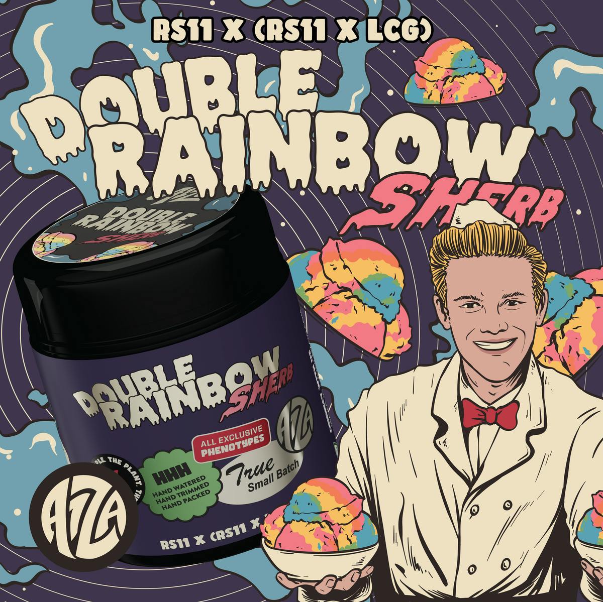 A1ZA - Double Rainbow Sherb 14g