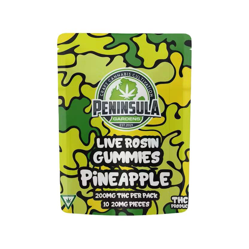 Peninsula Gardens - Pineapple Rosin Gummies 200mg