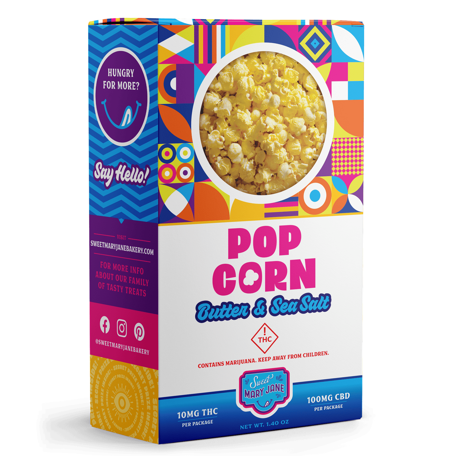 Sweet Mary Jane's | Butter & Sea Salt Popcorn | 10:1
