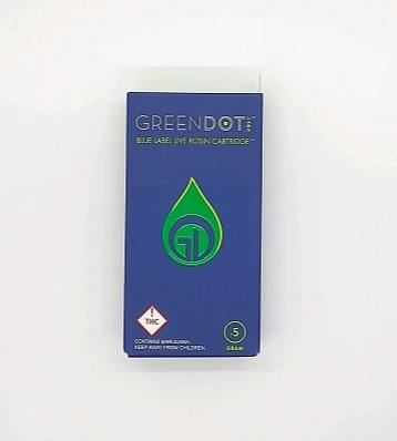 Green Dot | #$%&@ Cake | Blue Label 500mg Rosin Cartridge