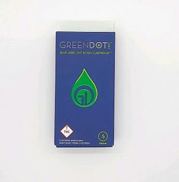 Green Dot | Thunderdome | 500mg Rosin Cartridge Blue Label