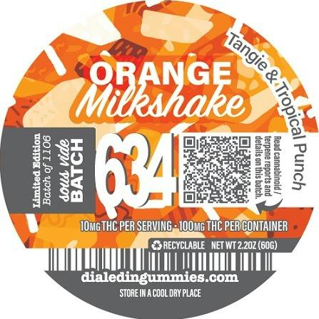 dialed in... | Orange Milkshake | 100mg Gummies