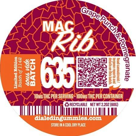 dialed in... | MAC Rib | 100mg Gummies