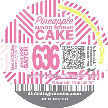 dialed in... | Pineapple Upsidedown Cake | 100mg Gummies
