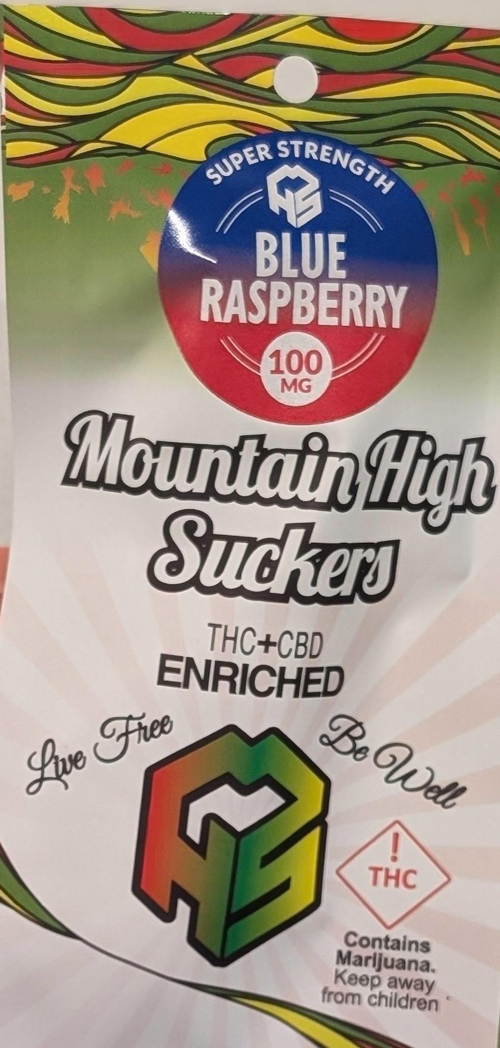 HIGH DOSE Mountain High BLUE RASPBERRY 100mg